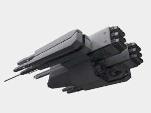 Medium attack drone Modelo 3D