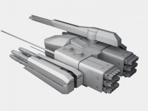 Medium attack drone Modelo 3D