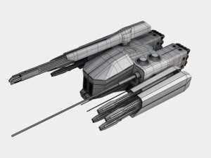 Medium attack drone Modelo 3D