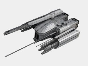 Drone serangan sedang Model 3D