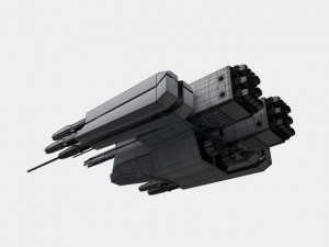Medium attack drone Modelo 3D