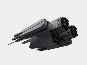 Drone serangan sedang Model 3D