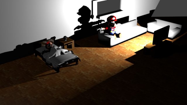 cuarto 3D Model .c4d .max .obj .3ds .fbx .stl .blend 