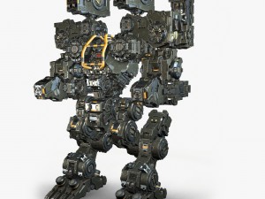 robot warrior Modelo 3D