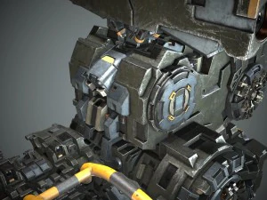 guerriero robot Modello 3D