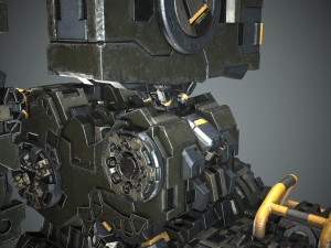 robot warrior 3D Модель