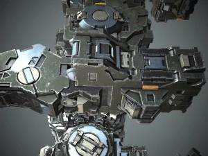 guerriero robot Modello 3D