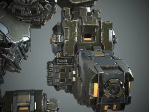 guerriero robot Modello 3D