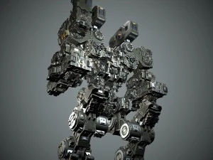 guerriero robot Modello 3D