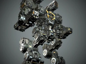 guerriero robot Modello 3D