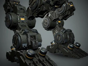 guerriero robot Modello 3D