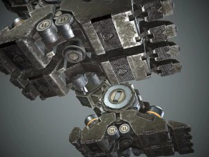 guerriero robot Modello 3D