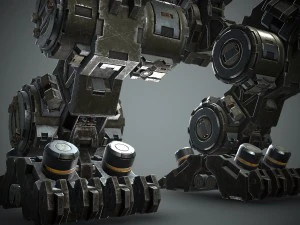 guerriero robot Modello 3D