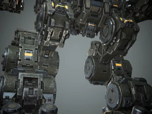 guerriero robot Modello 3D