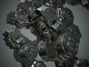 guerriero robot Modello 3D