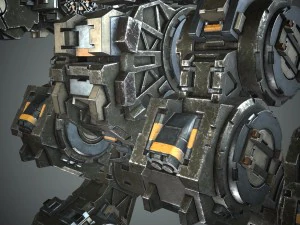 guerriero robot Modello 3D