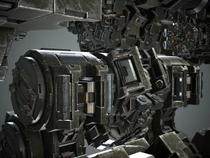 guerriero robot Modello 3D