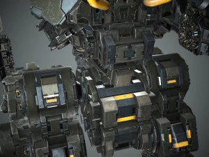 guerriero robot Modello 3D