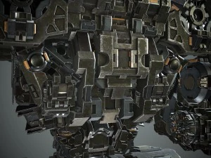 guerriero robot Modello 3D