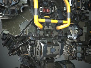 guerriero robot Modello 3D