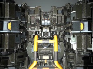 guerriero robot Modello 3D