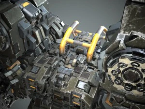 guerriero robot Modello 3D