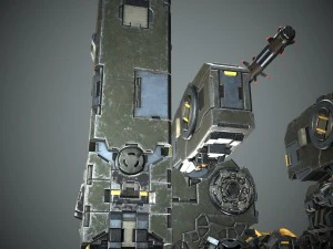 guerriero robot Modello 3D