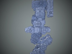 robot warrior 3D Модель
