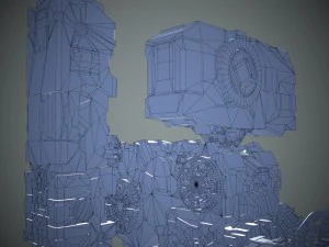 guerriero robot Modello 3D