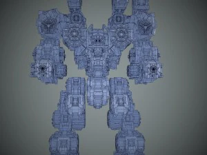 guerriero robot Modello 3D