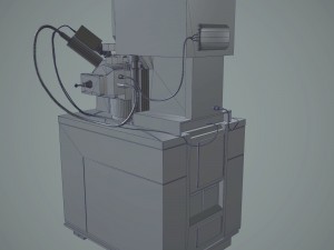 electron microscope 3D मॉडल