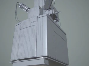 microsc&oacute;pio eletr&ocirc;nico Modelo 3D