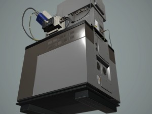 electron microscope 3D मॉडल