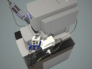 electron microscope 3D मॉडल