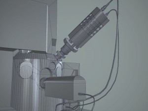 electron microscope 3D मॉडल