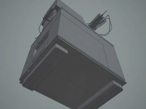 microsc&oacute;pio eletr&ocirc;nico Modelo 3D