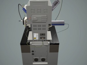 electron microscope 3D मॉडल