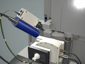 microsc&oacute;pio eletr&ocirc;nico Modelo 3D