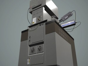 electron microscope 3D मॉडल