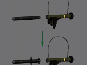 fgm-148 javelin 3D Model