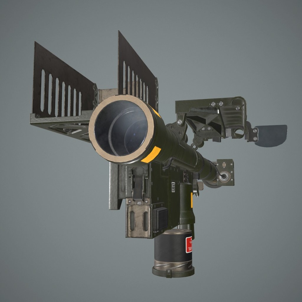 Stinger 3D Model in Rocket Launchers 3DExport