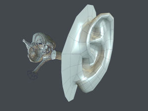 ear anatomy 3D Модель