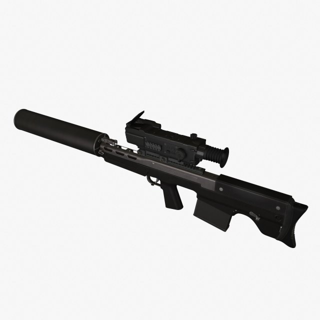 vyhlop sniper rifle 3Dモデル .c4d .max .obj .3ds .fbx .stl .blend 
