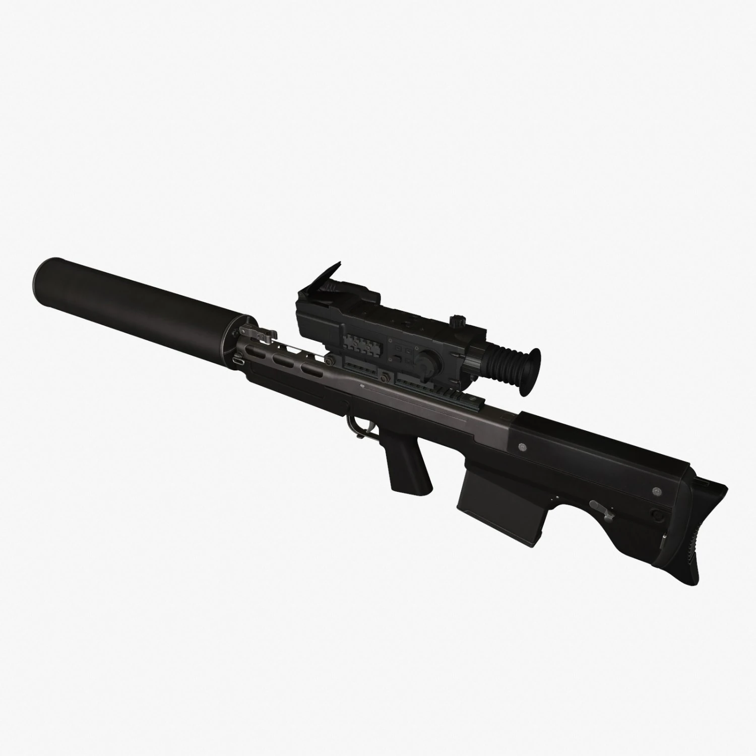 vyhlop sniper rifle 3D Model .c4d .max .obj .3ds .fbx .stl .blend 