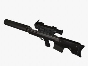 vyhlop sniper rifle 3D Model