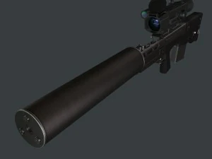 vyhlop sniper rifle 3D Model