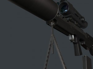 vyhlop sniper rifle 3Dモデル