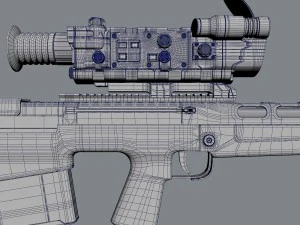 vyhlop sniper rifle 3D Model