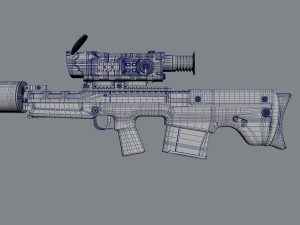 vyhlop sniper rifle 3Dモデル