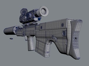 vyhlop sniper rifle 3Dモデル